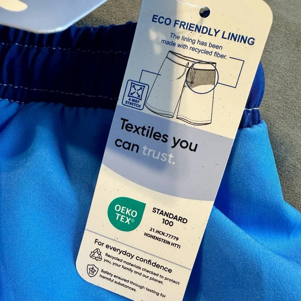 Bluey & Bingo Boys Swim Trunks Large‎ 10/12 UPF-50+ NWT